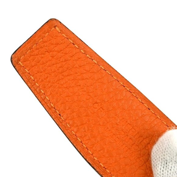 Hermes Black Box Calf Constance Reversible Belt Small Good - Picture 5 of 9